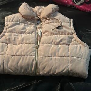 very cute gold and pink vest